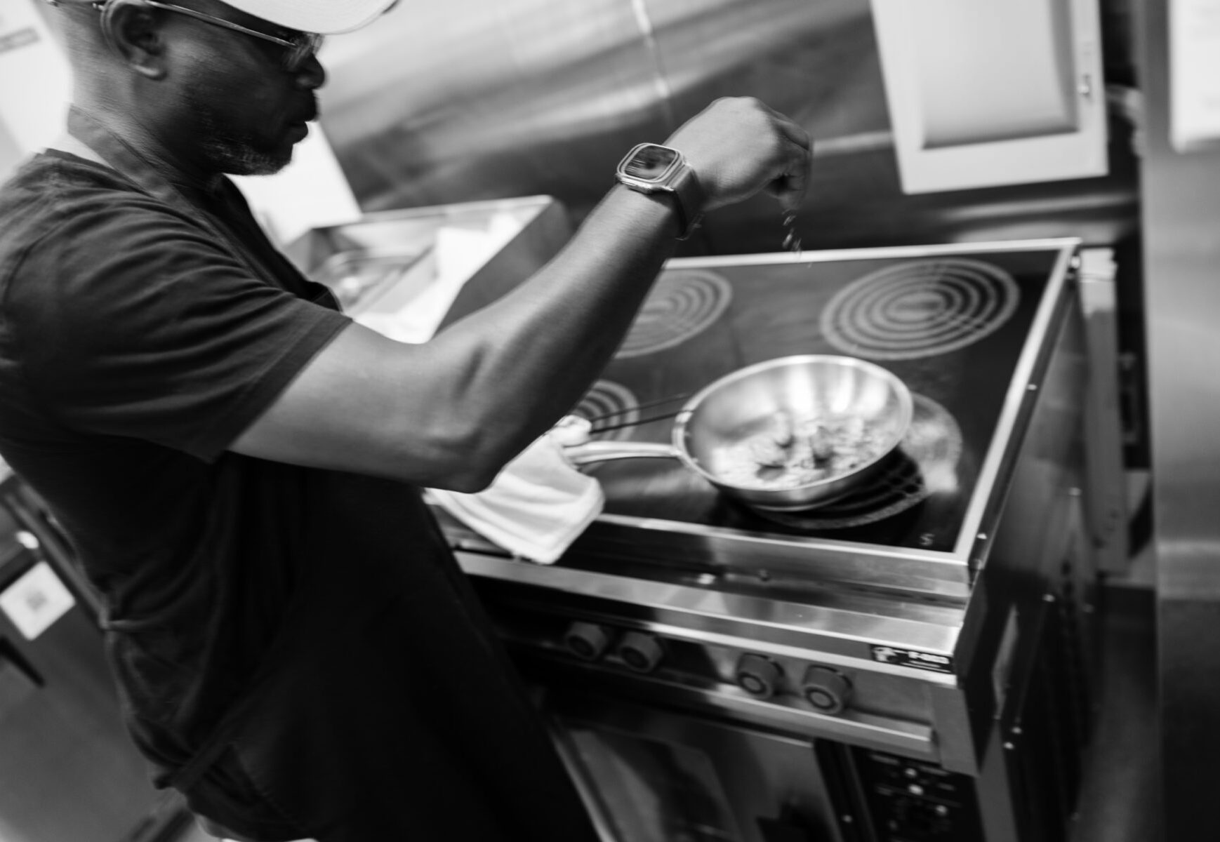 Makers at work in The Hive kitchens